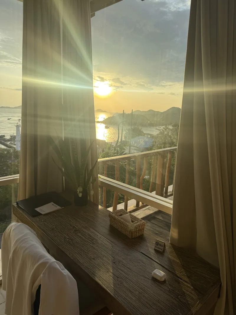 Chambre avec vue sur le port