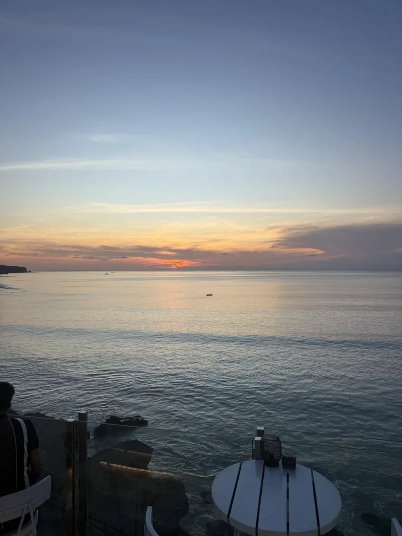 Le dernier coucher de soleil du voyage