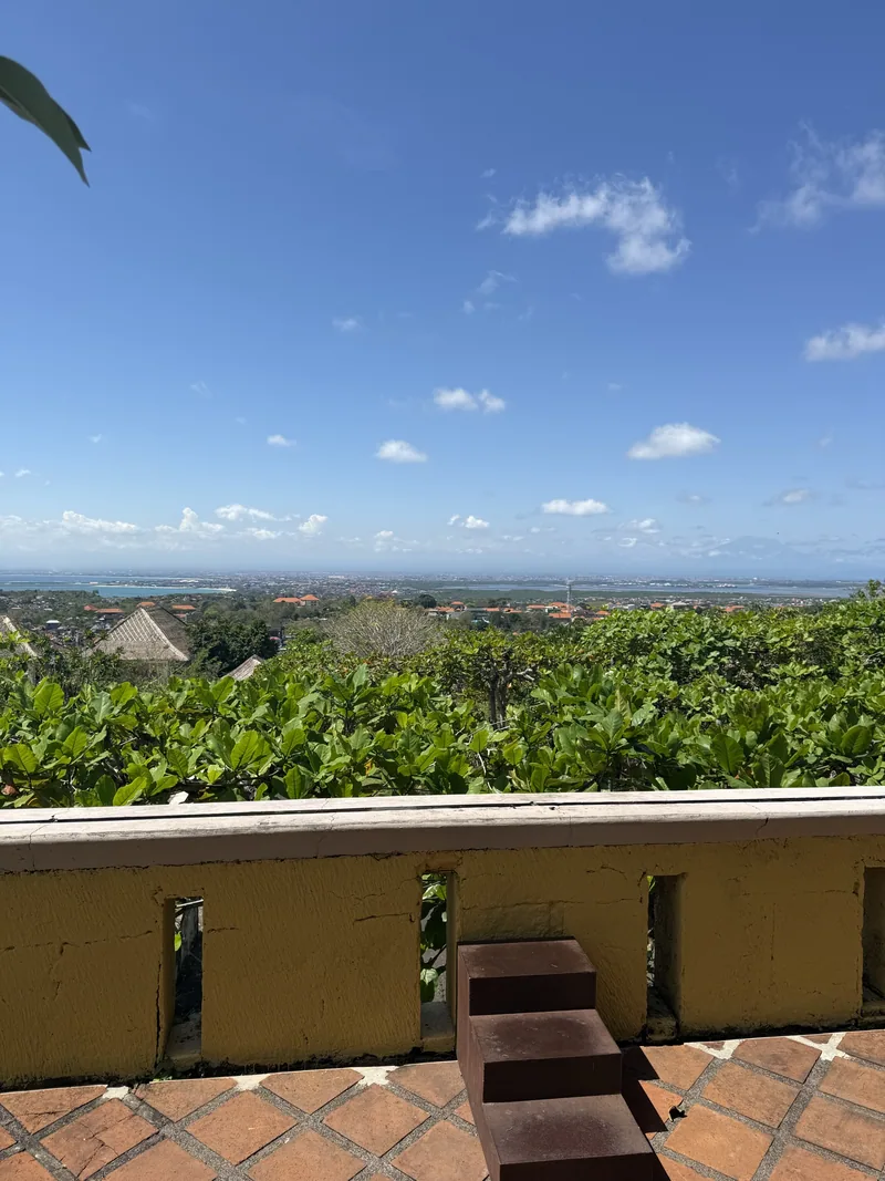 Le sud de Bali depuis les hauteurs