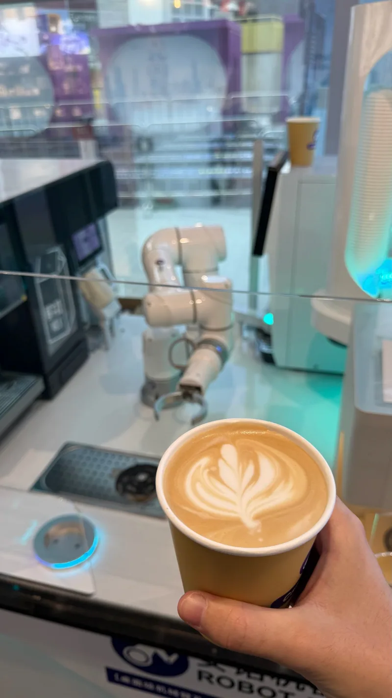 Un café préparé par un robot